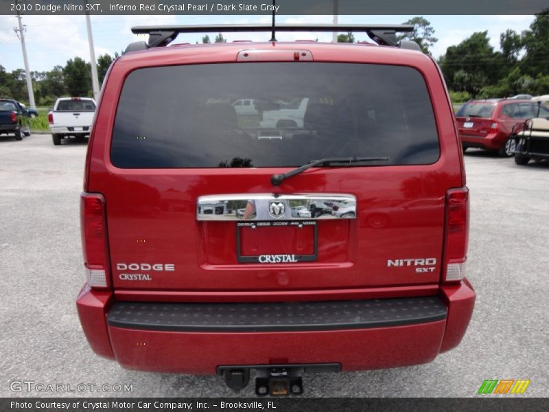 Inferno Red Crystal Pearl / Dark Slate Gray 2010 Dodge Nitro SXT