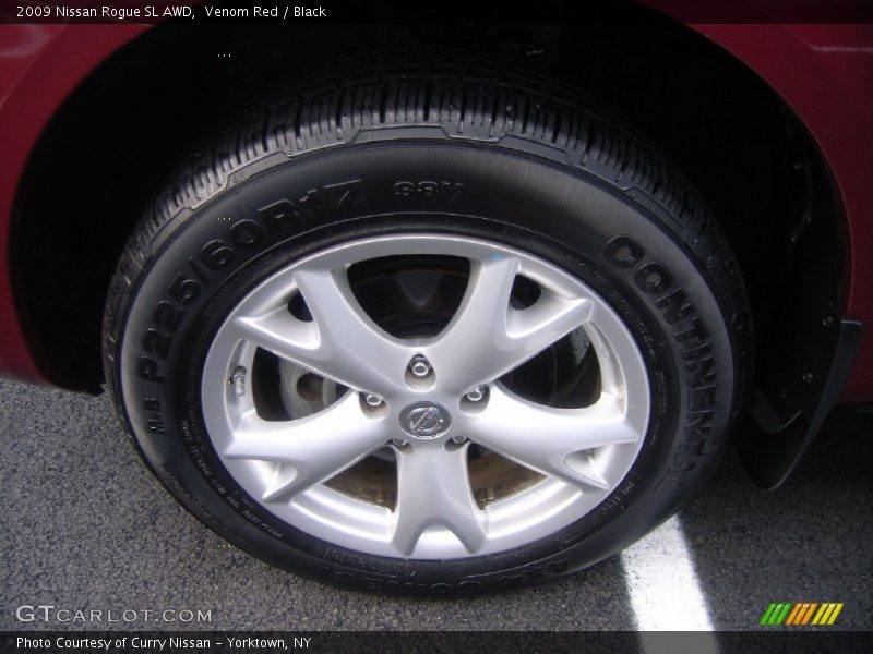Venom Red / Black 2009 Nissan Rogue SL AWD