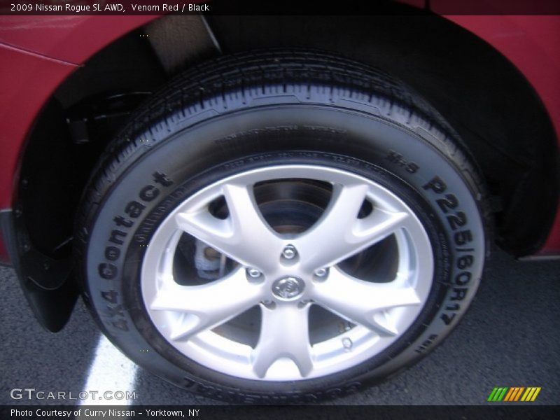 Venom Red / Black 2009 Nissan Rogue SL AWD