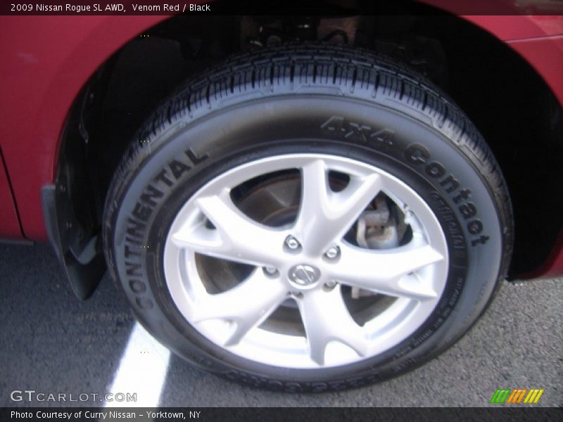 Venom Red / Black 2009 Nissan Rogue SL AWD