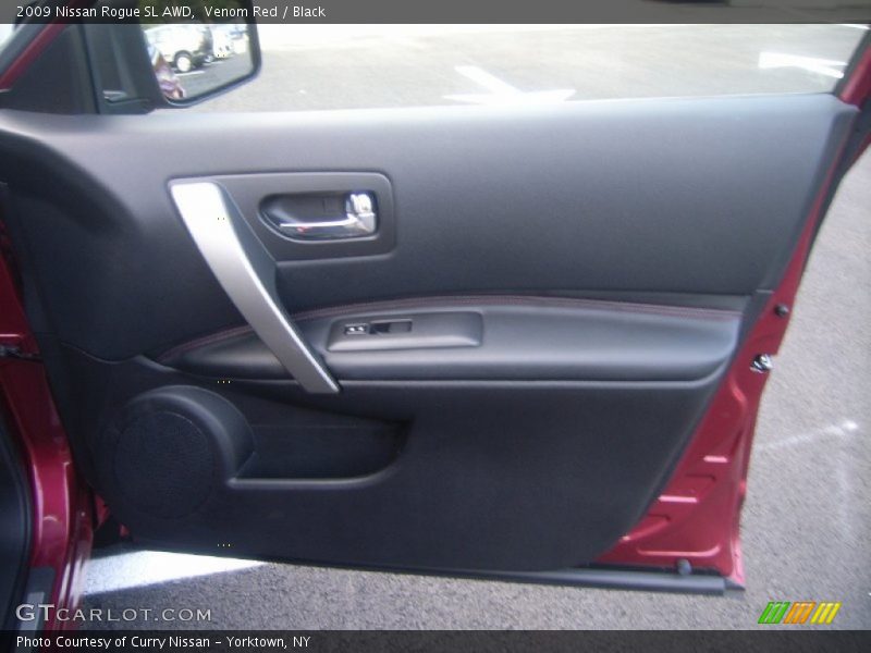 Venom Red / Black 2009 Nissan Rogue SL AWD