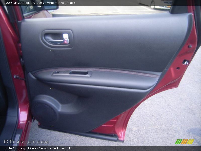 Venom Red / Black 2009 Nissan Rogue SL AWD