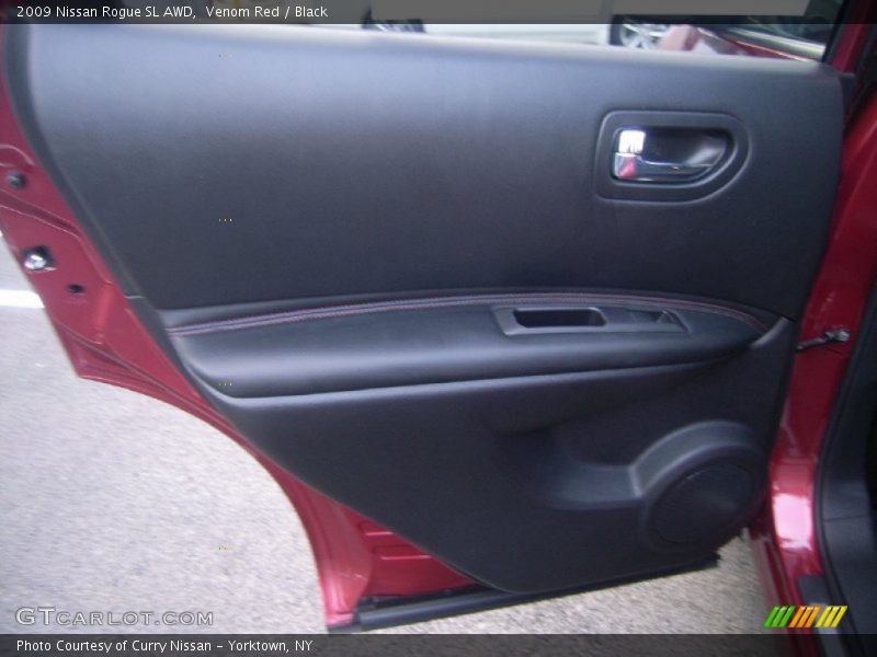 Venom Red / Black 2009 Nissan Rogue SL AWD