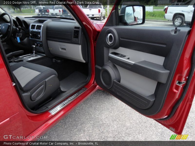 Inferno Red Crystal Pearl / Dark Slate Gray 2010 Dodge Nitro SXT