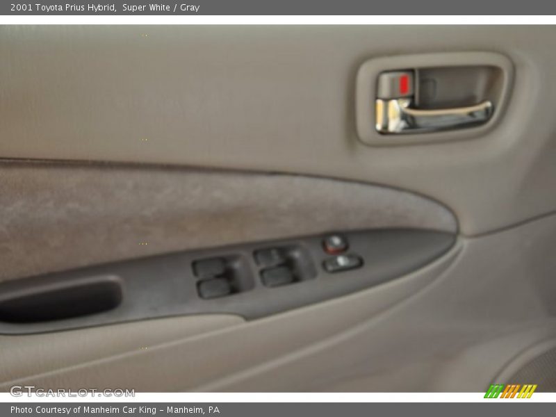 Super White / Gray 2001 Toyota Prius Hybrid