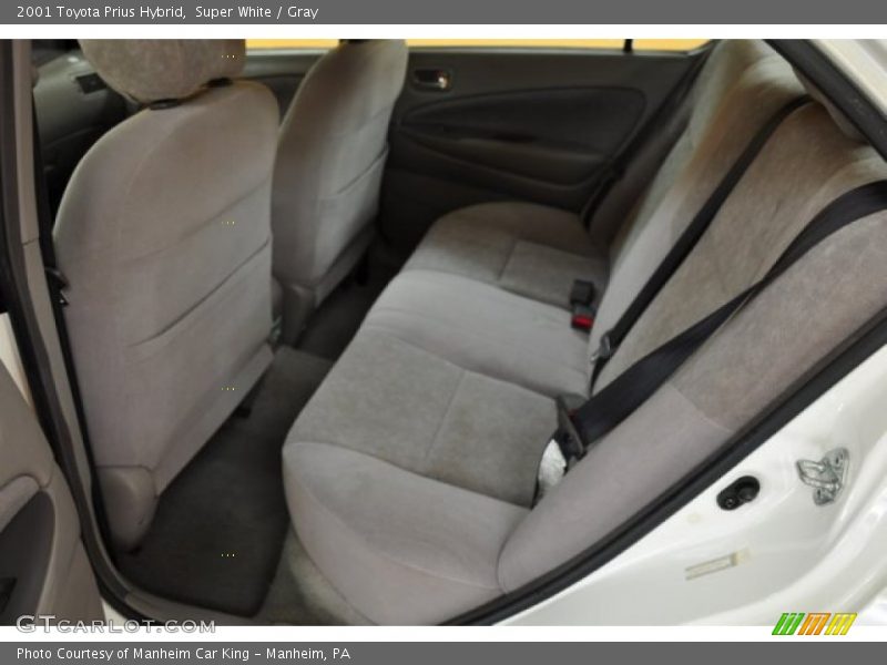 Super White / Gray 2001 Toyota Prius Hybrid