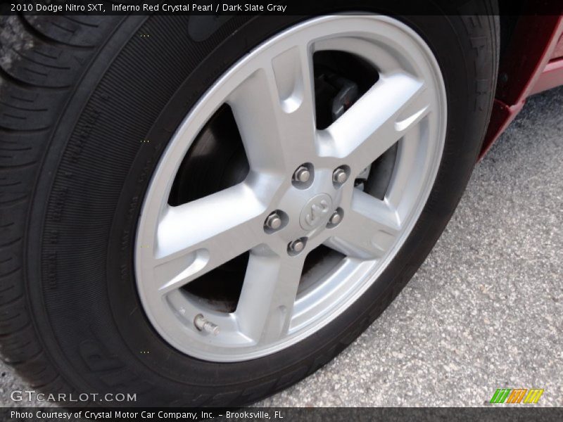 Inferno Red Crystal Pearl / Dark Slate Gray 2010 Dodge Nitro SXT