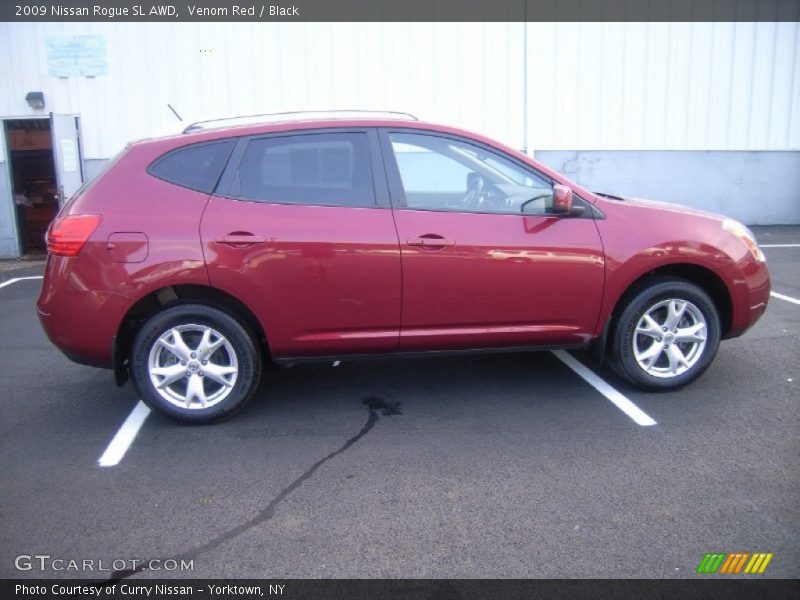 Venom Red / Black 2009 Nissan Rogue SL AWD