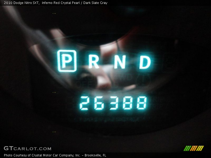 Inferno Red Crystal Pearl / Dark Slate Gray 2010 Dodge Nitro SXT