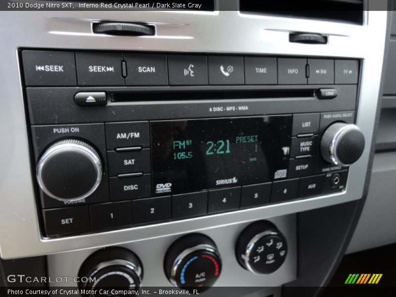 Controls of 2010 Nitro SXT