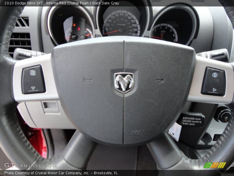 Inferno Red Crystal Pearl / Dark Slate Gray 2010 Dodge Nitro SXT