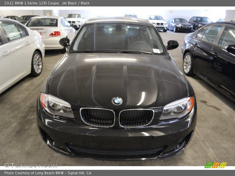 Jet Black / Black 2012 BMW 1 Series 128i Coupe