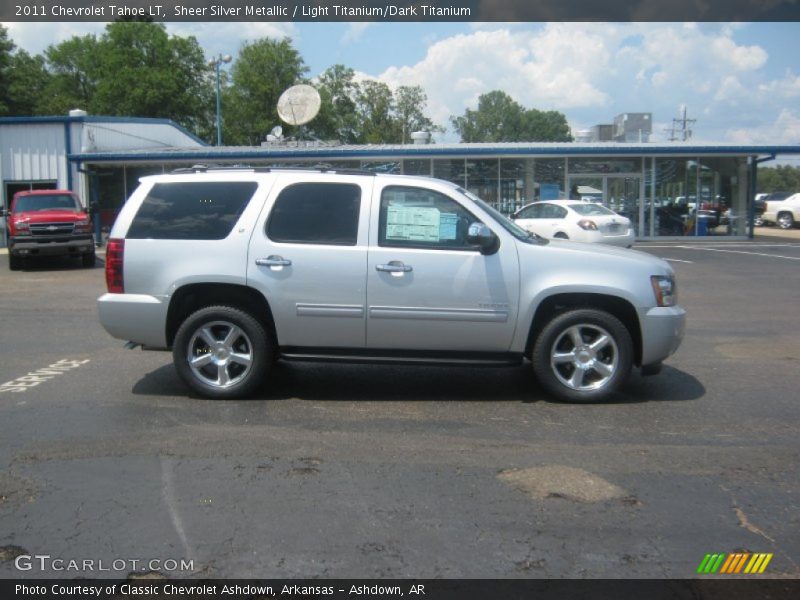 Sheer Silver Metallic / Light Titanium/Dark Titanium 2011 Chevrolet Tahoe LT