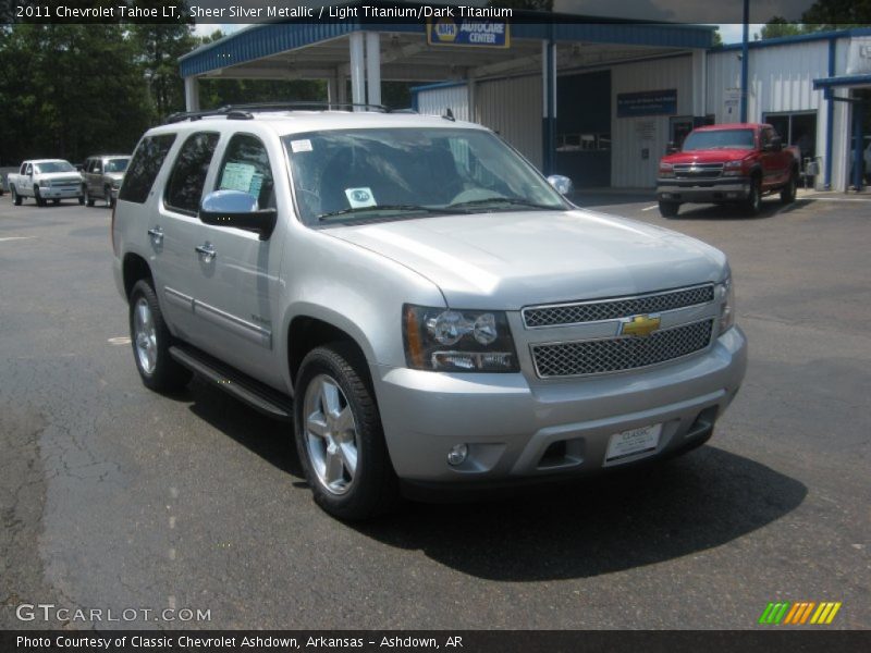Sheer Silver Metallic / Light Titanium/Dark Titanium 2011 Chevrolet Tahoe LT