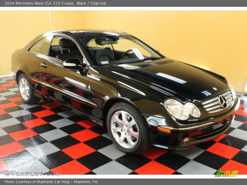 Black / Charcoal 2004 Mercedes-Benz CLK 320 Coupe