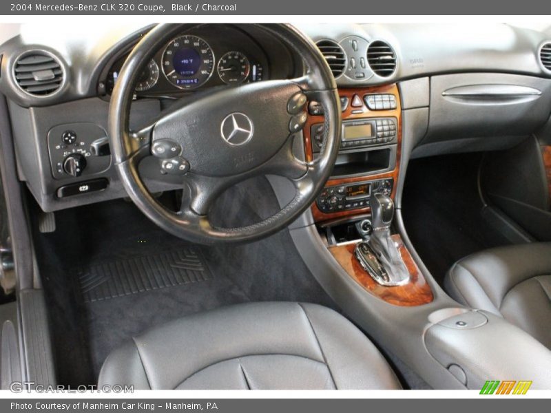 Black / Charcoal 2004 Mercedes-Benz CLK 320 Coupe