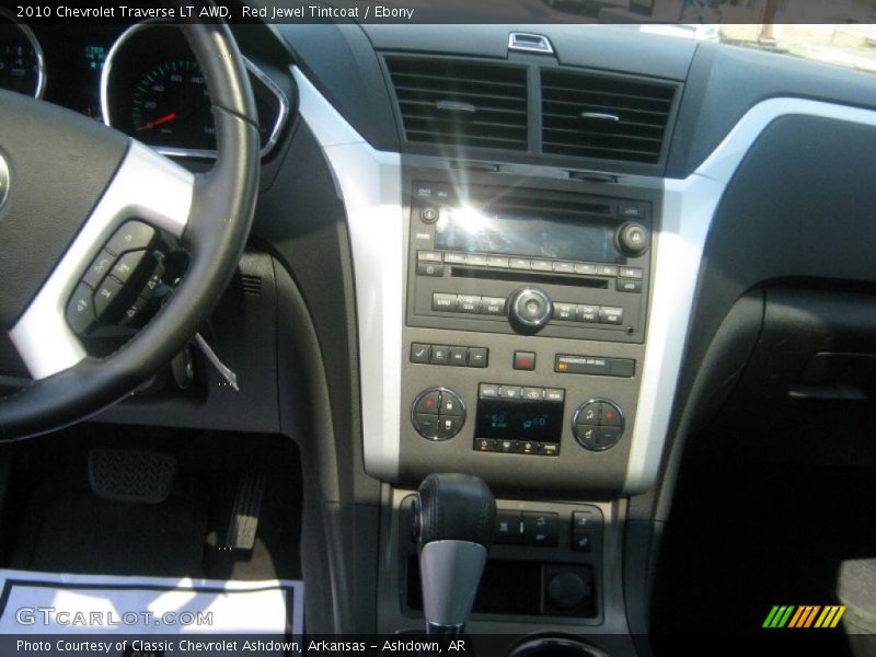 Red Jewel Tintcoat / Ebony 2010 Chevrolet Traverse LT AWD