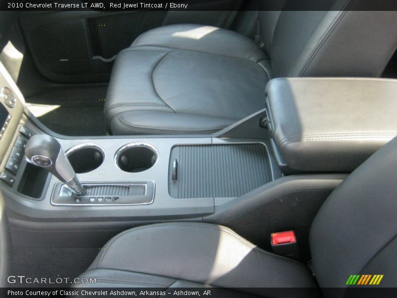 Red Jewel Tintcoat / Ebony 2010 Chevrolet Traverse LT AWD