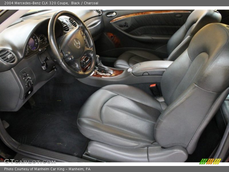 Black / Charcoal 2004 Mercedes-Benz CLK 320 Coupe