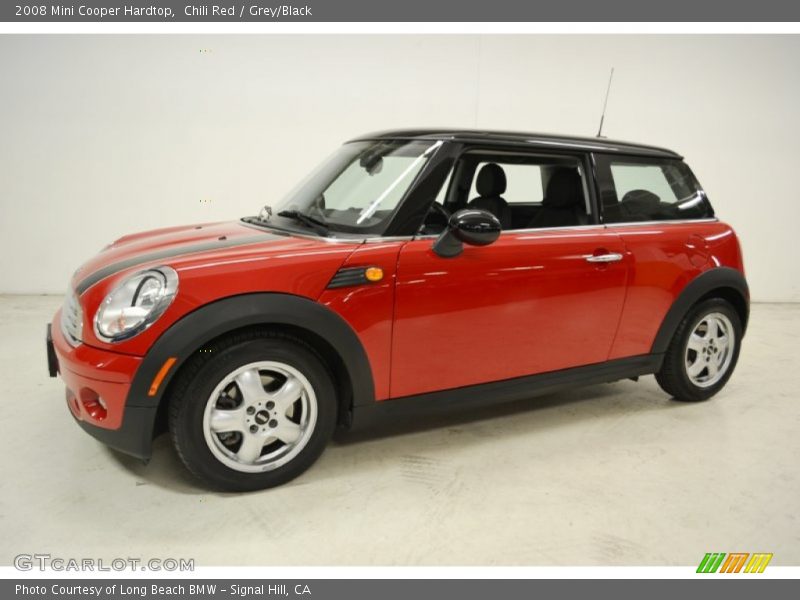 Chili Red / Grey/Black 2008 Mini Cooper Hardtop