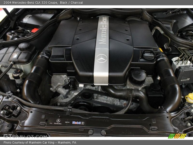 Black / Charcoal 2004 Mercedes-Benz CLK 320 Coupe