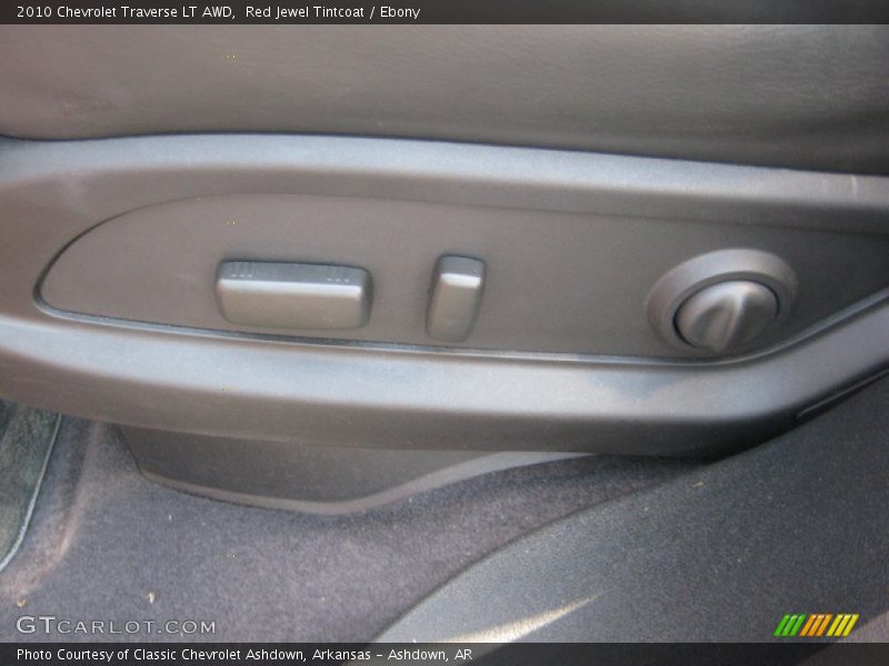 Red Jewel Tintcoat / Ebony 2010 Chevrolet Traverse LT AWD