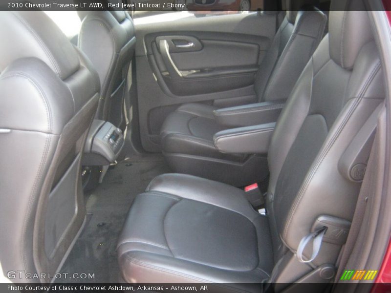 Red Jewel Tintcoat / Ebony 2010 Chevrolet Traverse LT AWD