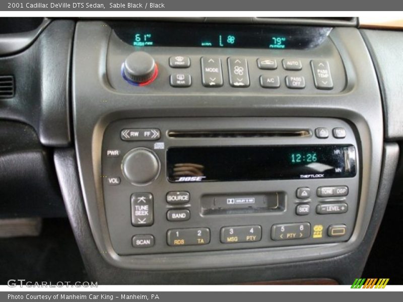 Controls of 2001 DeVille DTS Sedan