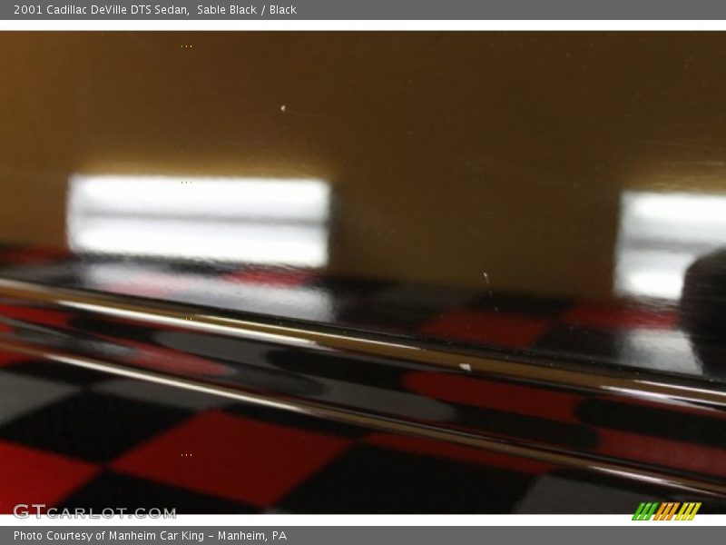 Sable Black / Black 2001 Cadillac DeVille DTS Sedan