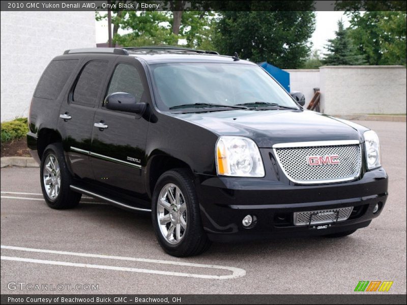 Onyx Black / Ebony 2010 GMC Yukon Denali AWD