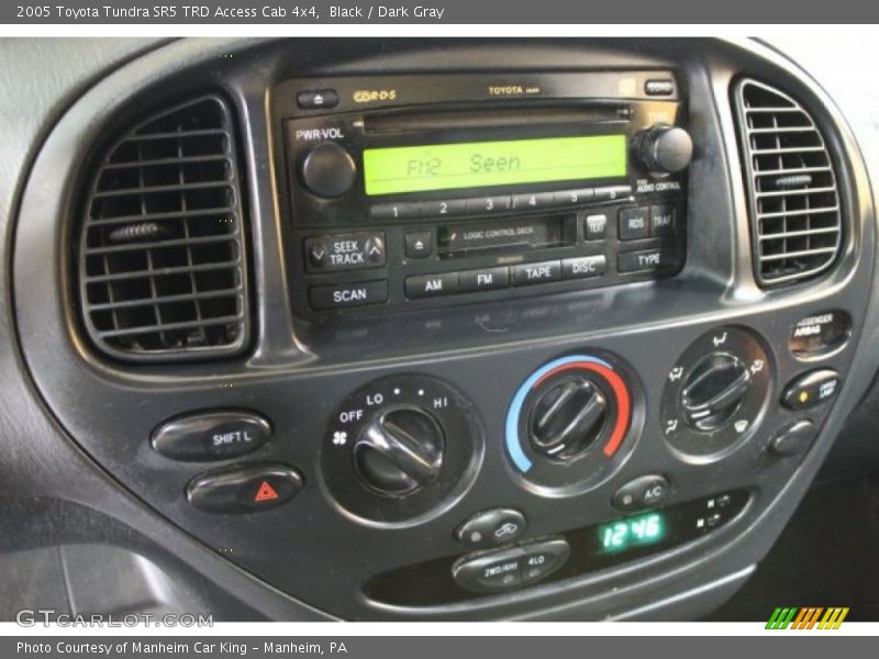 Controls of 2005 Tundra SR5 TRD Access Cab 4x4
