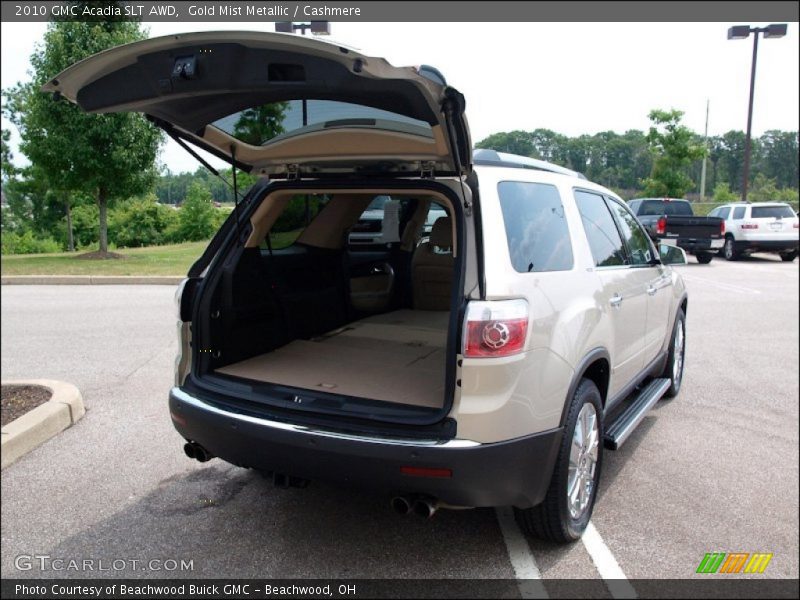 Gold Mist Metallic / Cashmere 2010 GMC Acadia SLT AWD