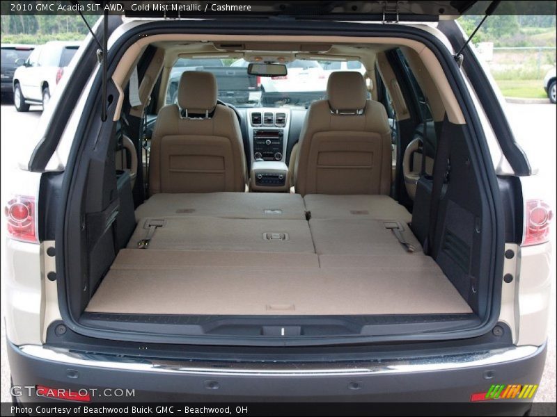 Gold Mist Metallic / Cashmere 2010 GMC Acadia SLT AWD