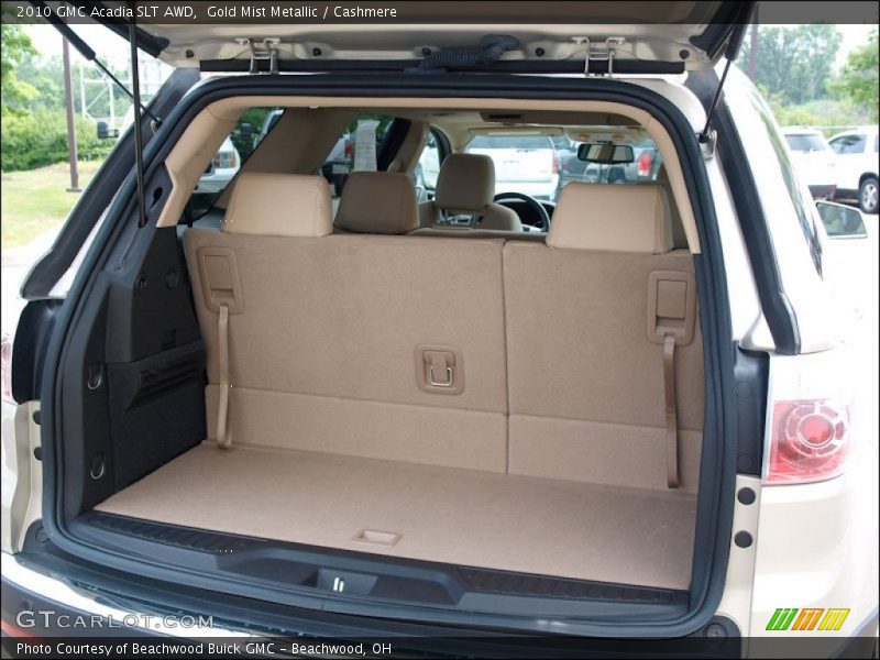 Gold Mist Metallic / Cashmere 2010 GMC Acadia SLT AWD