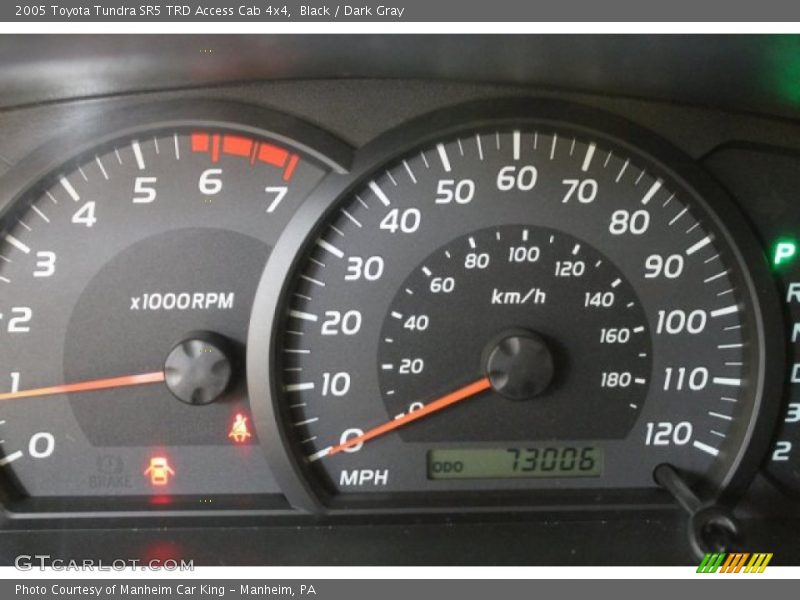 Black / Dark Gray 2005 Toyota Tundra SR5 TRD Access Cab 4x4