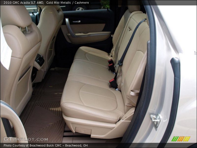 Gold Mist Metallic / Cashmere 2010 GMC Acadia SLT AWD