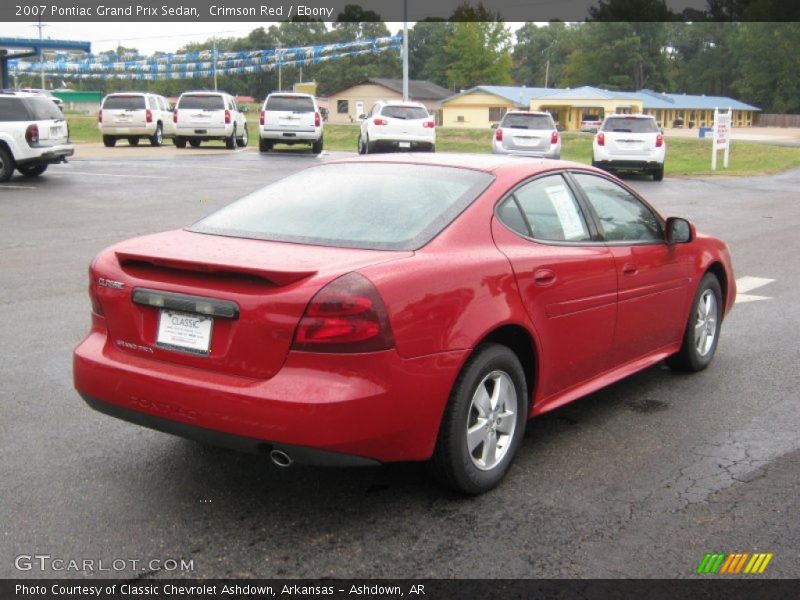Crimson Red / Ebony 2007 Pontiac Grand Prix Sedan
