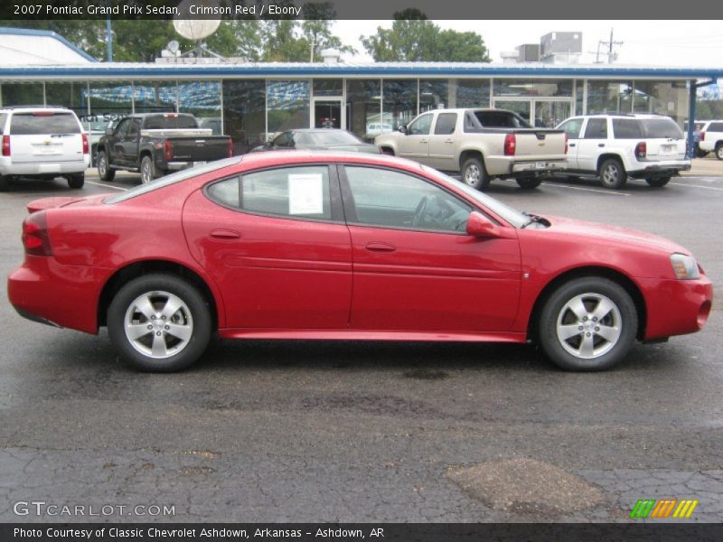 Crimson Red / Ebony 2007 Pontiac Grand Prix Sedan
