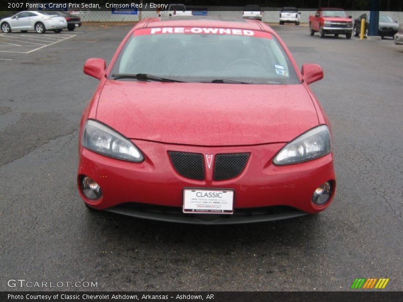 Crimson Red / Ebony 2007 Pontiac Grand Prix Sedan