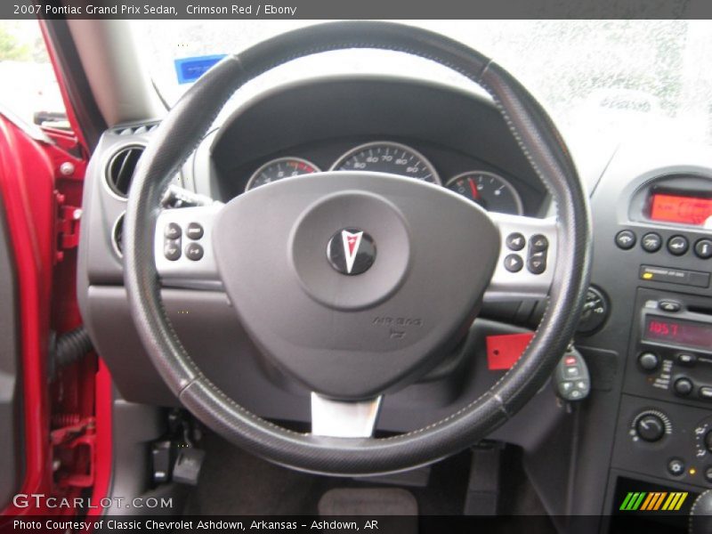 Crimson Red / Ebony 2007 Pontiac Grand Prix Sedan