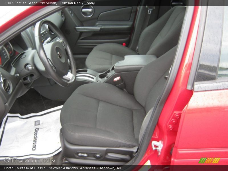 Crimson Red / Ebony 2007 Pontiac Grand Prix Sedan