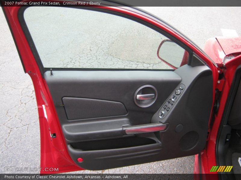 Crimson Red / Ebony 2007 Pontiac Grand Prix Sedan