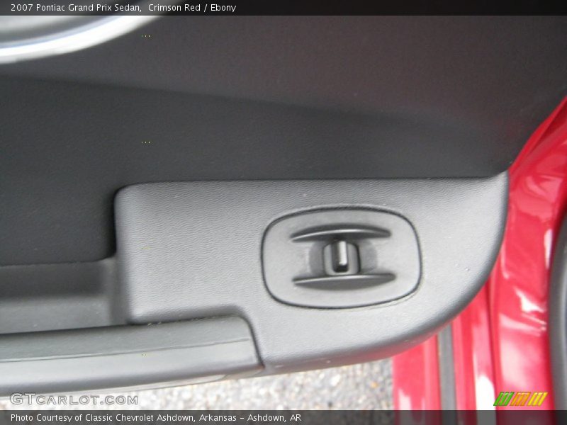 Crimson Red / Ebony 2007 Pontiac Grand Prix Sedan