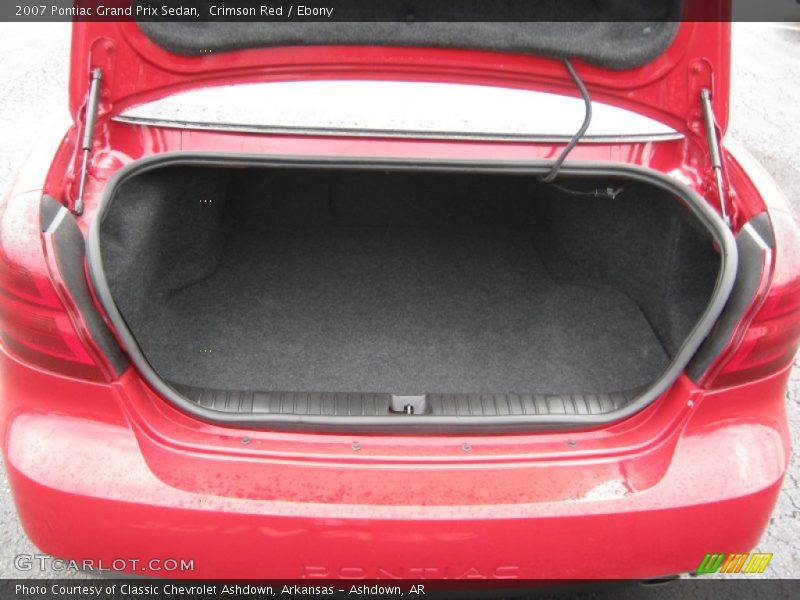 Crimson Red / Ebony 2007 Pontiac Grand Prix Sedan