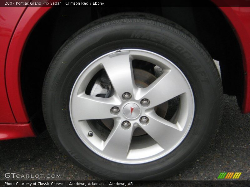 Crimson Red / Ebony 2007 Pontiac Grand Prix Sedan