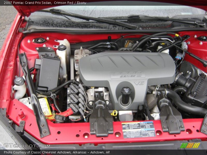 Crimson Red / Ebony 2007 Pontiac Grand Prix Sedan