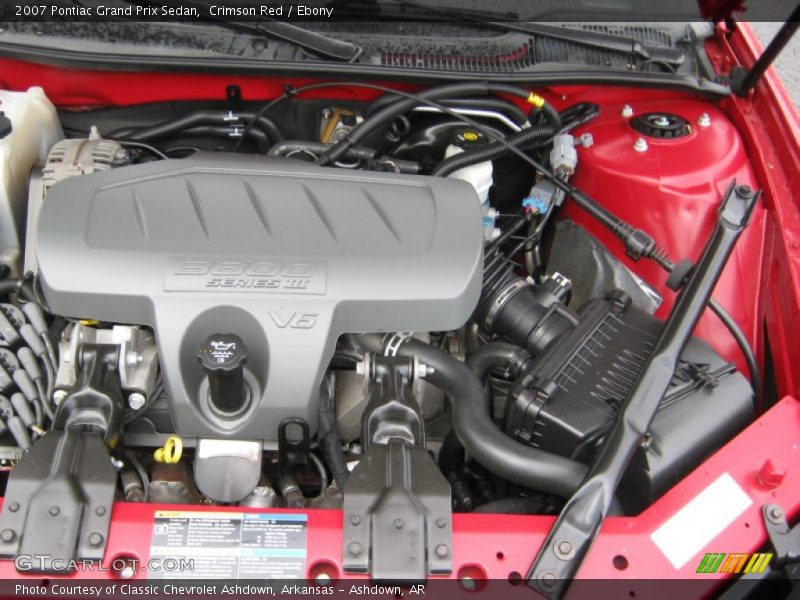 Crimson Red / Ebony 2007 Pontiac Grand Prix Sedan