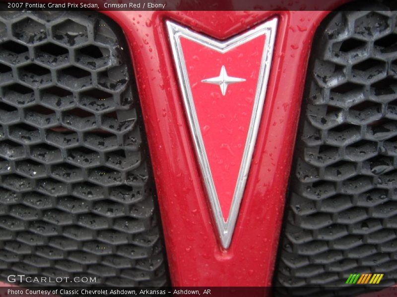 Crimson Red / Ebony 2007 Pontiac Grand Prix Sedan