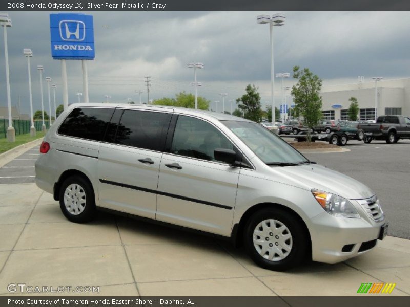 Silver Pearl Metallic / Gray 2008 Honda Odyssey LX