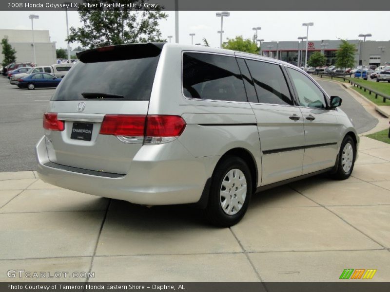 Silver Pearl Metallic / Gray 2008 Honda Odyssey LX